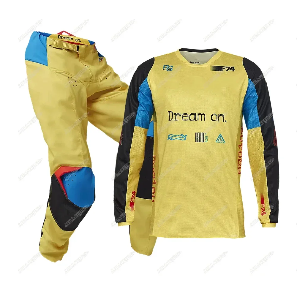 Mountain Biking Protective Gear - Kombinasyon Kıyafet Motokros Dağ Ekipmanı Seti
