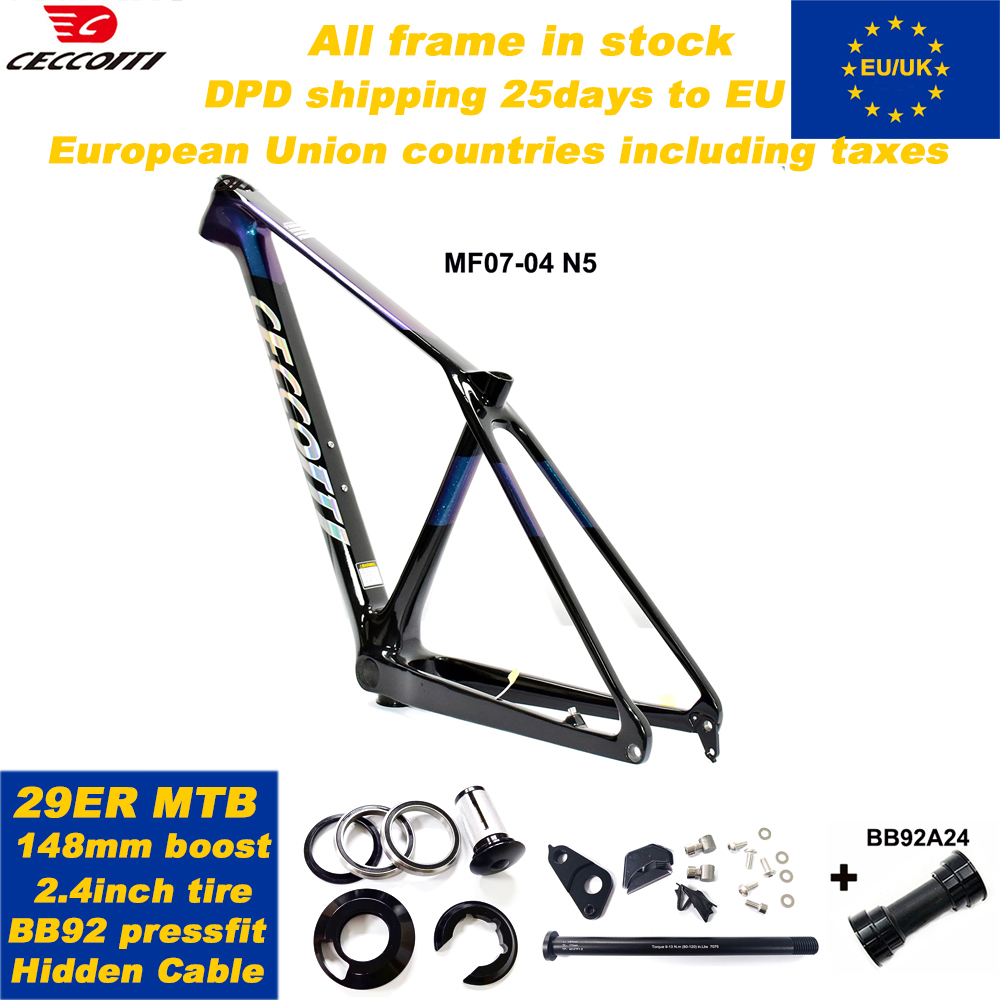Mountain Biking In The Uk - CECCOTTI Fabrikası 29er MTB stokta 148mm