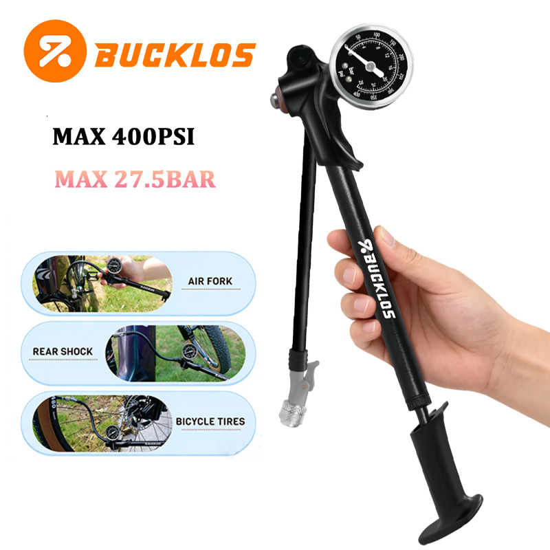 Shock Pump Suspension - BUCKLOS Yüksek Basınçlı 400Psi Bisiklet Hava