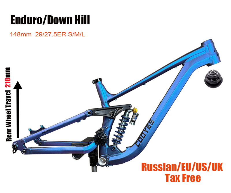 Mountain Biking In The Uk - Tam Süspansiyonlu Alüminyum Bisiklet Kadrosu, Yumuşak