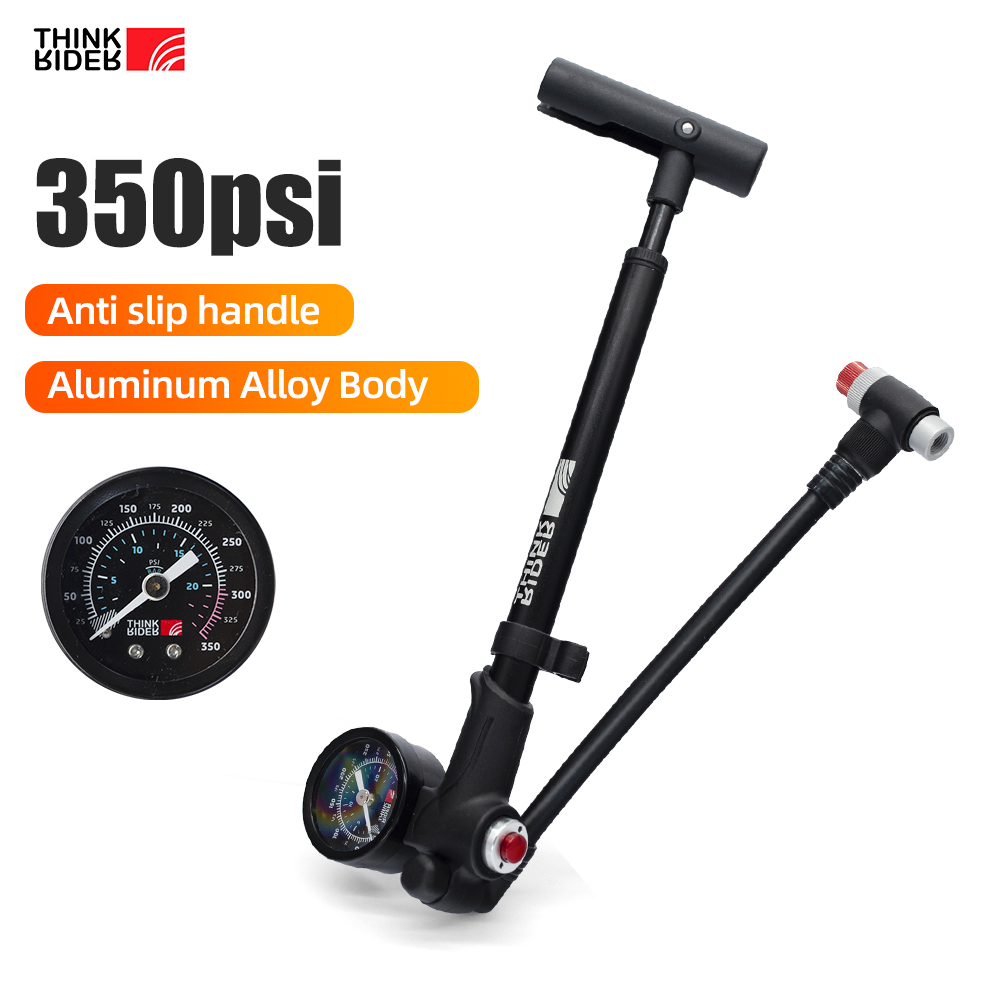 Shock Pump Suspension - ThinkRider Taşınabilir Yüksek basınçlı 350psi Bisiklet