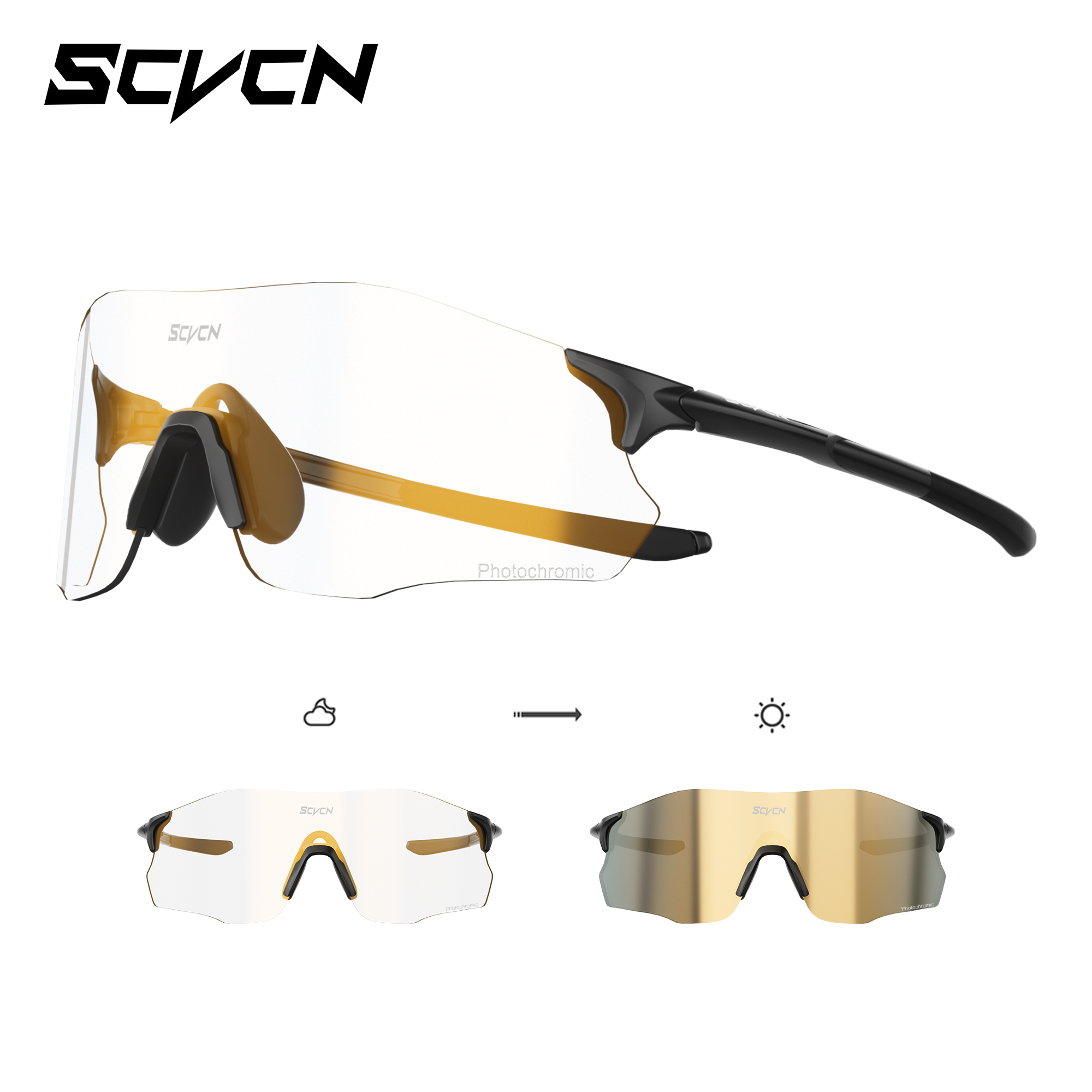 SCVCN Fotokromik Çerçevesiz Gü - Mountain Biking Sport incelemesi ve fiyatı