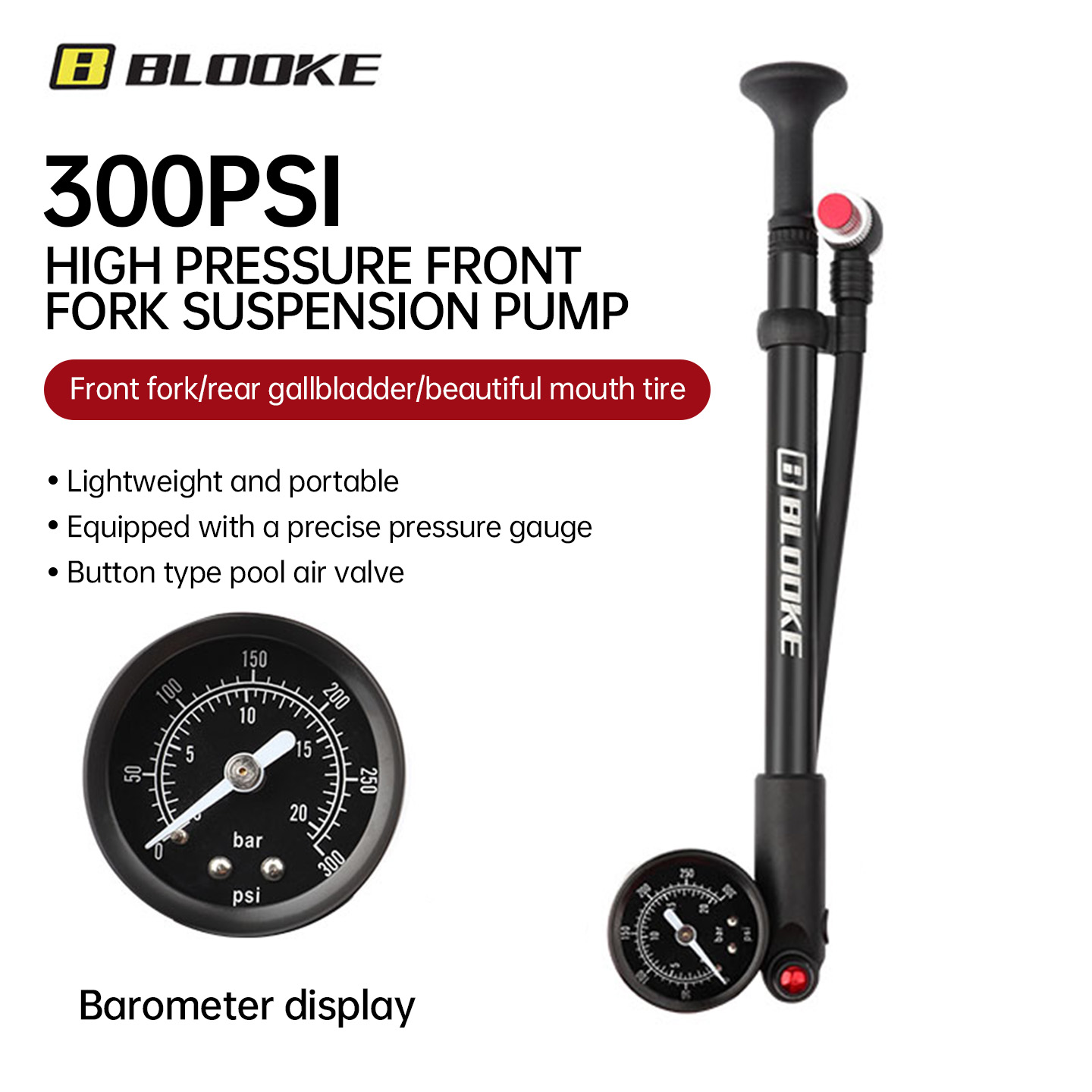 BLOOKE MTB Yüksek Basınçlı Şok - Shock Pump Suspension incelemesi ve fiyatı