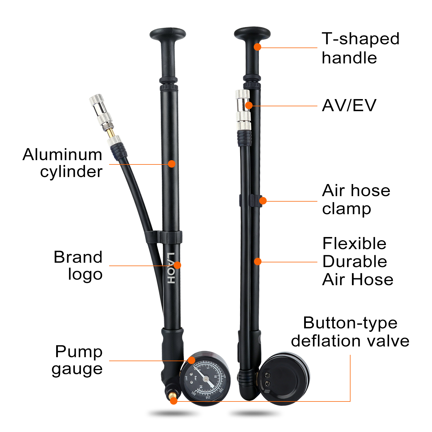 LAOH 300PSI Yüksek Basınçlı Bi - Shock Pump Suspension incelemesi ve fiyatı