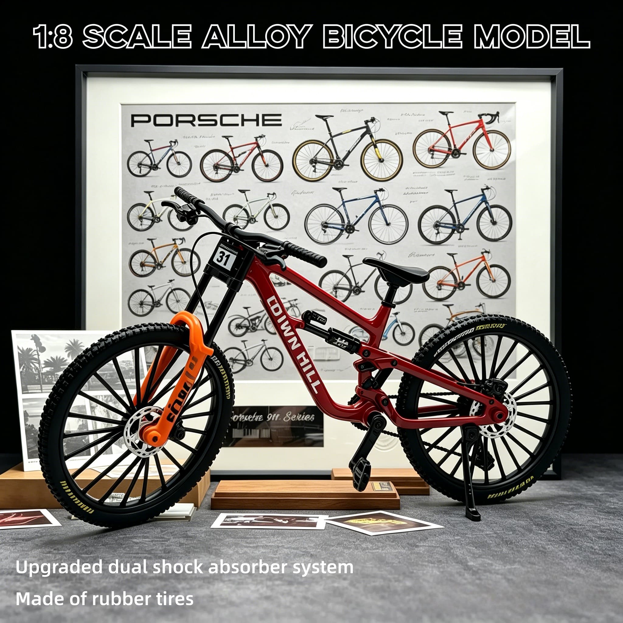 1:8 Ölçekli Alaşımlı İniş Bisi - Mountain Biking Videos incelemesi ve fiyatı