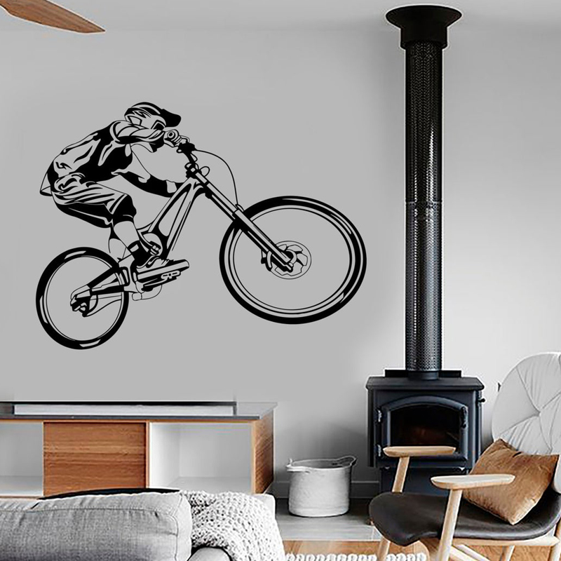 Duvar vinil çıkartması dağ bis - Mountain Biking Extreme incelemesi ve fiyatı
